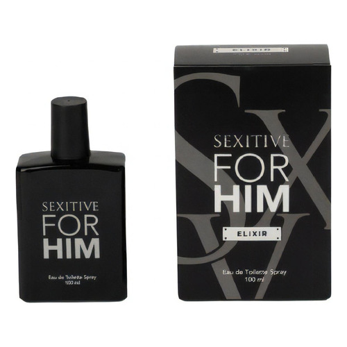 Perfume Hombre Sexitive For Him Elixir Men C/feromon 