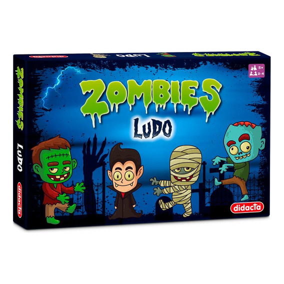 Juego De Mesa Ludo Zombies didacta 2 A 4 Jugadores