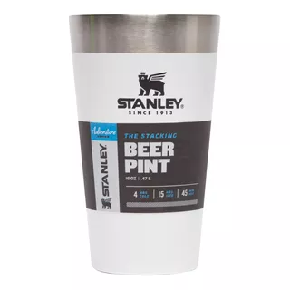 Copo Térmico De Cerveja Stanley Branco Sem Tampa | 473ml