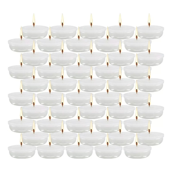 50 Velas Flotantes Aluzza