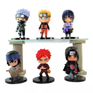 Naruto Set 6 Figuras Sasuke Itachi Movibles (animekawaii)