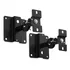 Mount-it! Soporte De Altavoz Para Pared Y Techo, Perfil Bajo, Resistente, Antirrobo, Universal Para Altavoces Satelitales Y De Sonido Envolvente De Canal, Negro, 2 Soportes