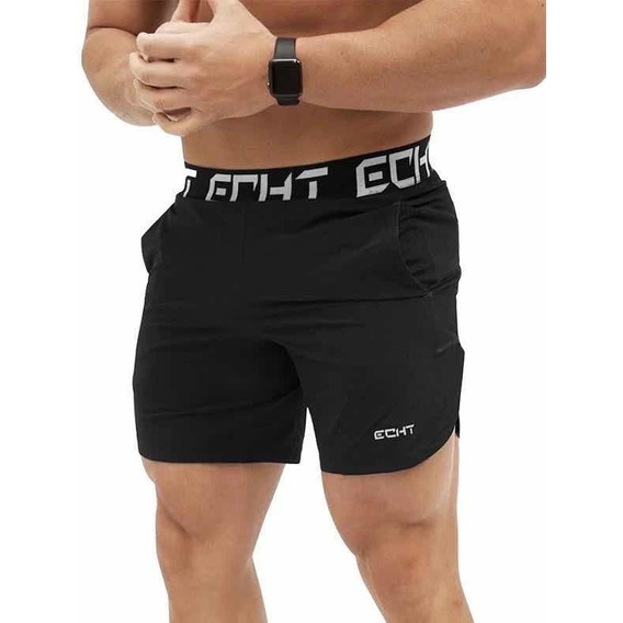 Short Deportivo Elástico Secado Rápido Correr Gym Echt Pret2