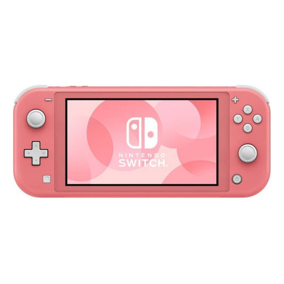 Nintendo Switch Lite 32gb Standard  Color Coral Metajuego 