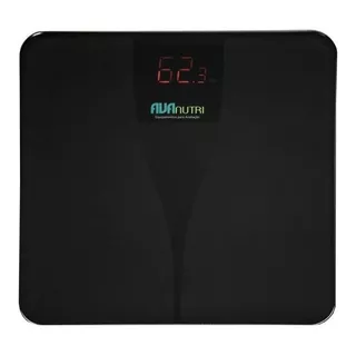 Balança Corporal Avanutri Digital Premium Preta, Até 180 Kg