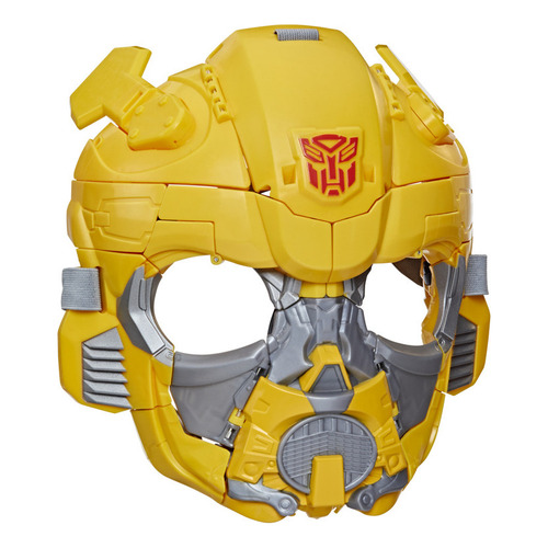 Máscara Transformers El Despertar De Las Bestias Bumblebee Color Amarillo