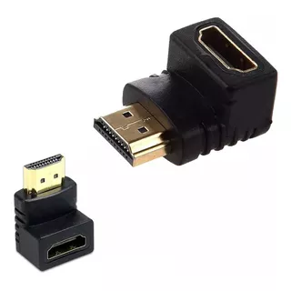  Kit 50 Adaptador Curva Hdmi Em L 90 Graus Macho X Femea Tv