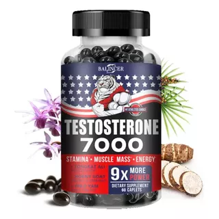 Testosterona Booster 60 Pastillas Hombres Potenciador Testo