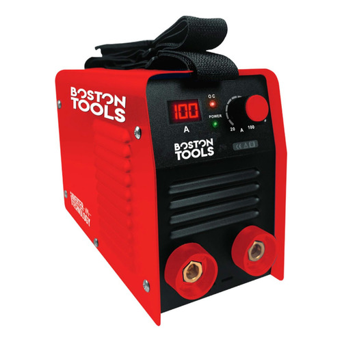 Soldadora Inverter Electrodo Boston Tools 100amp H Y T Color Rojo Frecuencia 50/60hz