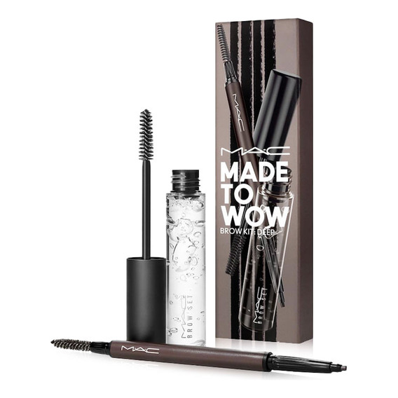 Set Maquillaje De Cejas Mac Made To Wow Brow Deep