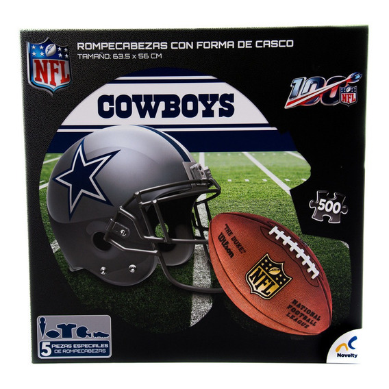 Rompecabezas Nfl 500 Piezas En Forma De Casco Jca-2455