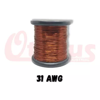 Fio De Cobre Esmaltado 31 Awg 180°  500g