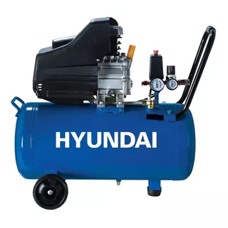 Compresor De Aire Eléctrico Portátil Hyundai Hyac50 50l 2hp 220v 60hz