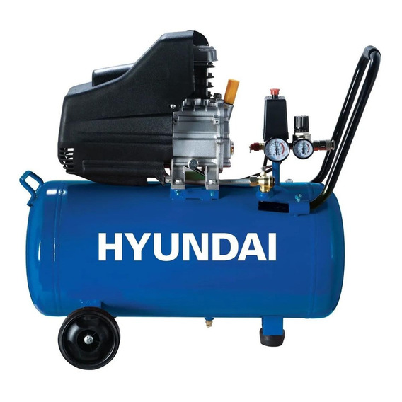 Compresor de aire eléctrico portátil Hyundai HYAC50 50L 2hp 220V 60Hz