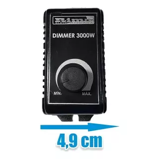 Controlador Dimmer Dimer Rotativo 3000w Bivolt