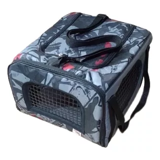 Bolso Semi Rígido Perro Gato Apto Cabina Avión 36x33x23 Iata