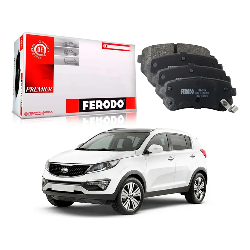 Pastilha Freio Traseiro Cerâmica Sportage 2.0 2011 A 2016