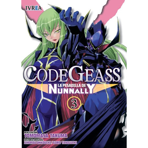 Code Geass: La Pesadilla De Nunnanly 03 (de 5), De Takuma Tomomasa. Editorial Ivrea, Tapa Blanda En Español