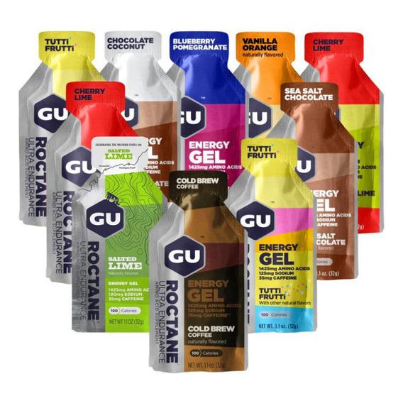 Gel Running Gu Energy Roctane Surtido Sorpresa C/cafeína Pac