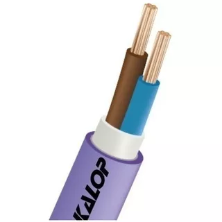 Cable Subterraneo  2x6 Mm Kalop Normalizado X75mts