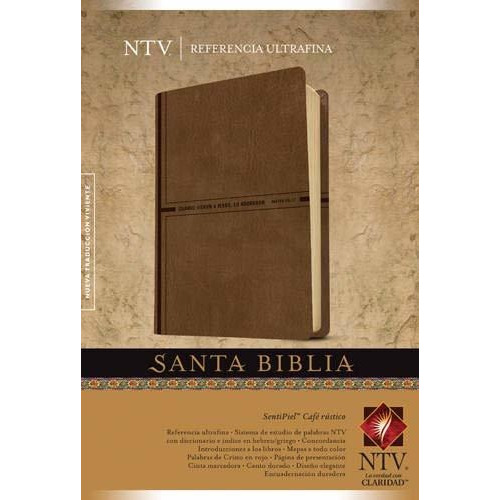 Biblia Ntv Ultrafina Con Referencias, Tapa Imitacion Piel