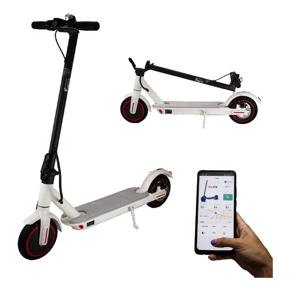  Scooter Eléctrico Plegable Adulto Control Bluetooth 32km/h