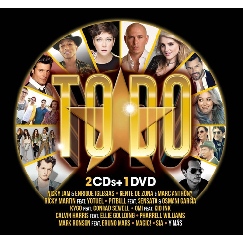 Todo - Varios Artistas 2 Cd + 1 Dvd Nuevo Cd- Disco Nuevo