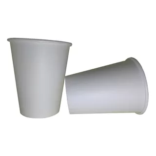 50 Vasos 8 Oz. Desechables Biodegradables De Papel Pla