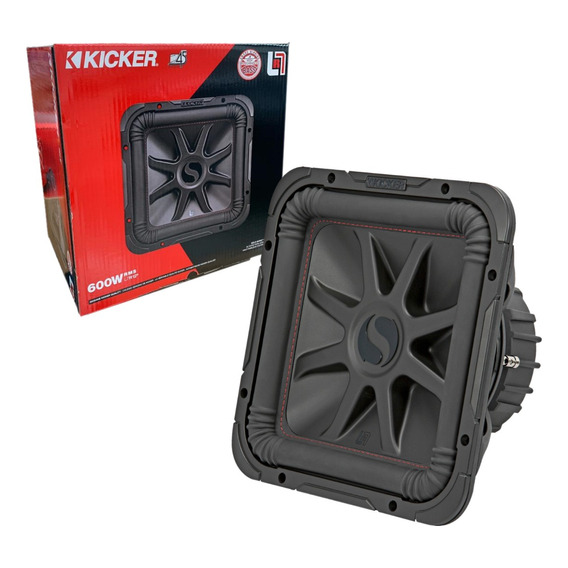 Subwoofer Kicker L7r 45l7r124 L7r12 12 Pul 1200w 600rms 4ohm Color Negro