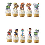 Pack 12topper Para Cup Cake Cumpleaños Paw Patrol