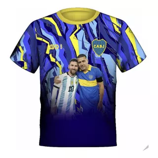 Camiseta Boca Juniors Riquelme Messi
