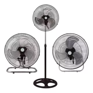 Ventilador 46 Cm 3 En 1 Pedestal, Piso Y Pared 