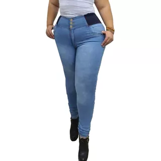 Jeans Pantalon Mezclilla Talla Extra 23-25 (46-48) Mujer Enl