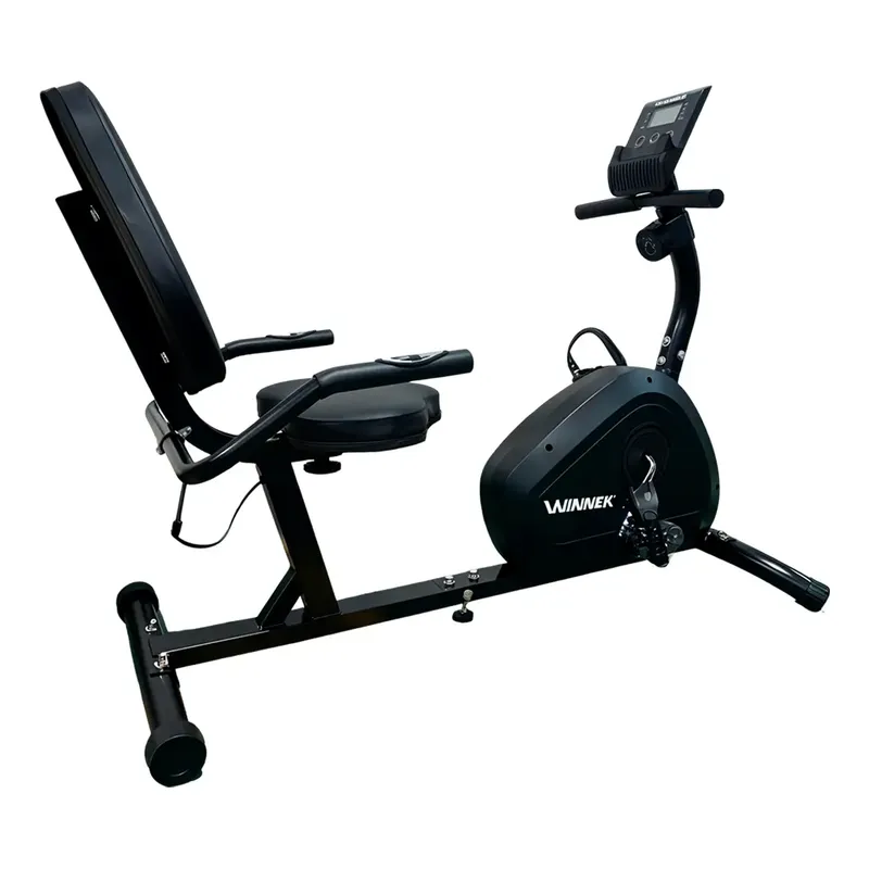 Bicicleta Ergométrica Horizontal Magnética Winnek Monitor Digital 8 Niveis