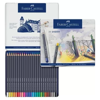 Lapices De Colores Acuarelable Goldfaber X24 Faber-castell