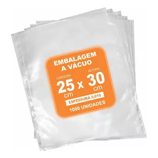 Embalagens Para Espetinhos / Sacos A Vácuo 25x30 - 1000 Und