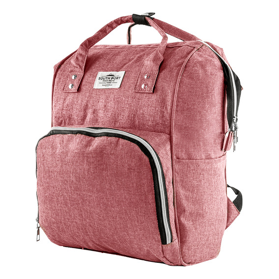 Mochila Maternal South Port Bolso Colores Bolso Unisex Color Rosa