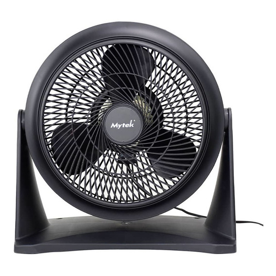 Ventilador De Piso Mytek 3337 De 12 Pulgadas Plástico Cantidad de aspas 3 Color de la estructura Negro Color de las aspas Negro Diámetro 12 " Frecuencia 60 Hz