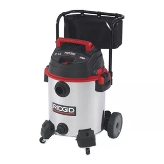 Aspiradora Industrial De Tacho Ridgid 1610rvm0 60l  Plateada, Negra Y Roja 120v 60hz