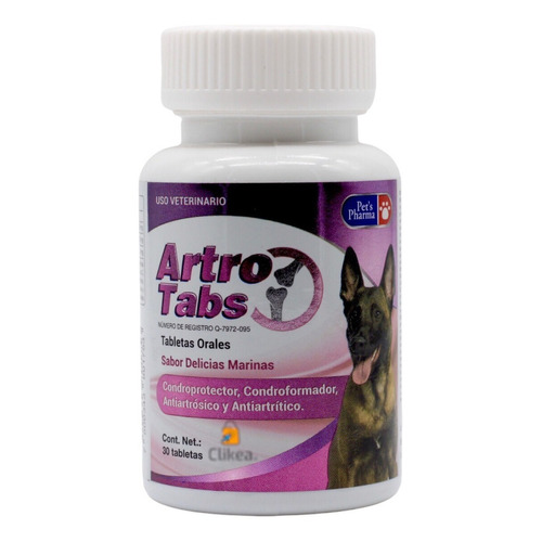 Pets Pharma Artro Tabs Condroprotector Para Perros 30 Tab