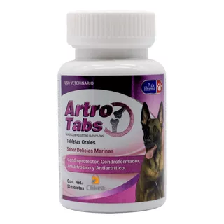 Pets Pharma Artro Tabs Condroprotector Para Perros 30 Tab