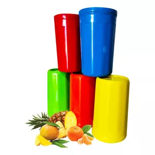 1 Pack 50 Vasos Plástico Eco Mayoreo 350 Ml Reutilizables 