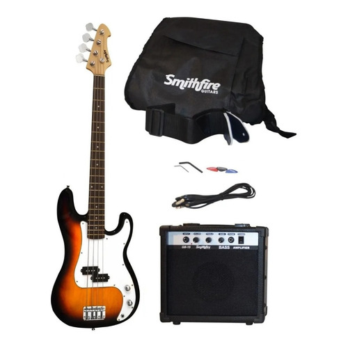 Smithfire Pack Precision Bass Bajo Eléctrico Amplificador Cantidad de cuerdas 4 Color Sombreado Orientación de la mano Diestro