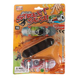 Mini Skate Patineta De Mano X 3 Finger Street Sesh Skate Multicolor