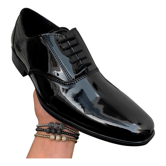 Zapato De Charol Negro Zanthy Shoes Mod 113 Con Envio