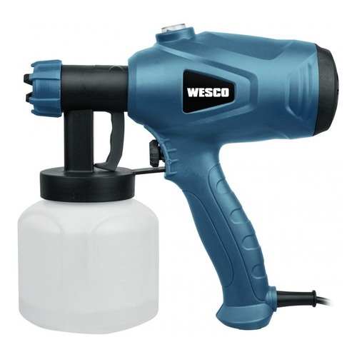 Pistola Pulverizadora 350w 500ml/min Wesco Color Turquesa