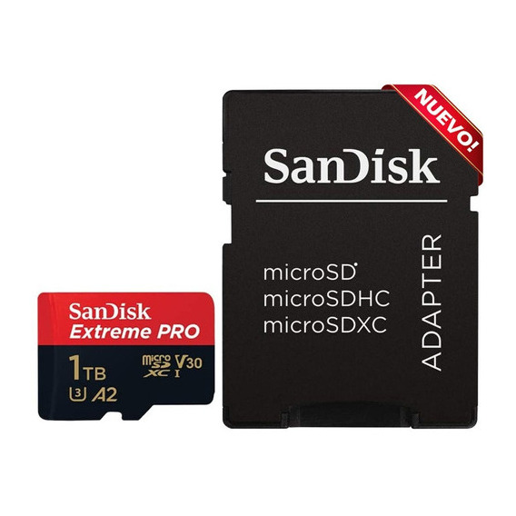 Tarjeta De Memoria Sandisk Micro Sd Extreme Pro 1 Tb