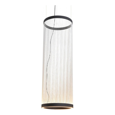 Colgante Hilo 4 Led Integrado 60w Diseño Beige 37x110cm
