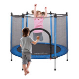 Trampolín Brincolín Tumbling Niños Infantil Red De Seguridad Color De La Lona De Salto Azul