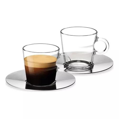 Nespresso Juego de 2 tazas Lungo con platillos. : : Hogar y cocina